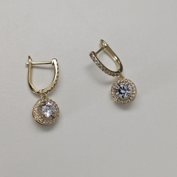Elegant Gold and Silver Hoop Earrings